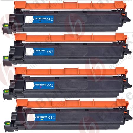 Set of 4 Compatible Brother TN229 Laser Toner Cartridges