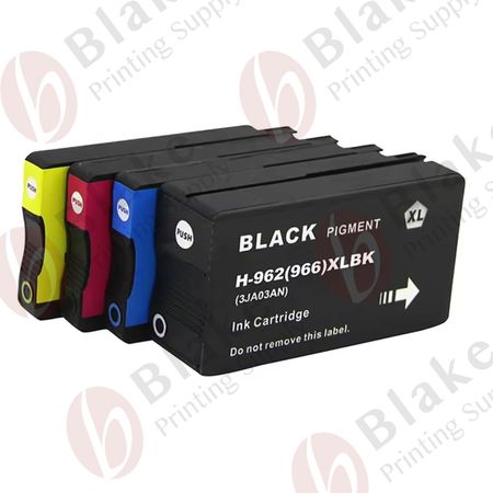 Set of 4 Compatible HP 962 XL High Yield Ink Cartridges