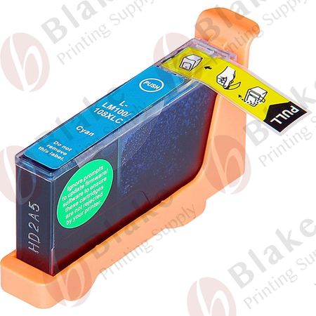 Compatible Lexmark 100XL Cyan High Yield Ink Cartridge (14N1069)