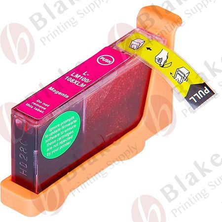 Compatible Lexmark 100XL Magenta High Yield Ink Cartridge (14N1070)