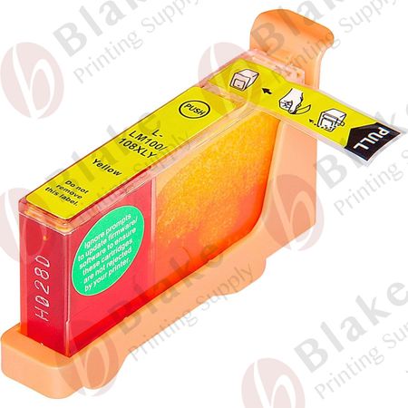 Compatible Lexmark 100XL Yellow High Yield Ink Cartridge (14N1071)