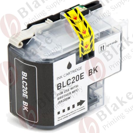 Compatible Brother LC-20EBK Black High Yield Ink Cartridge