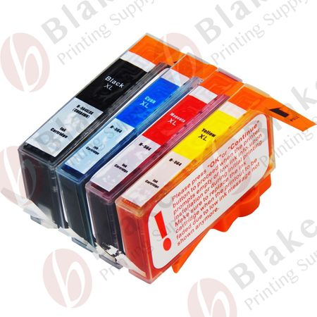 Set of 4 Compatible HP 564XL High Yield Ink Cartridges