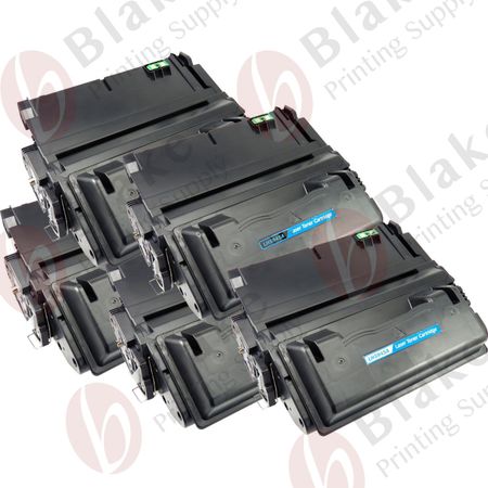 5 x Compatible HP Q5945A Black Toner Cartridges (HP 45A)