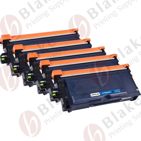 Set of 5 Compatible Brother TN920 XL High Yield Laser Toner Cartridge