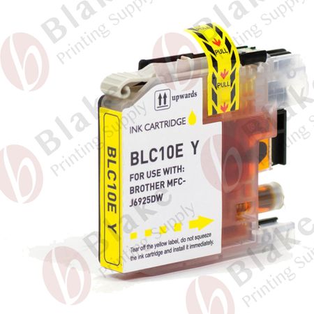 Compatible Brother LC10EY Yellow High Yield Ink Cartridge