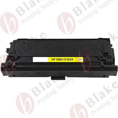 Compatible HP 508X Yellow High Yield Toner Cartridge (CF362X)