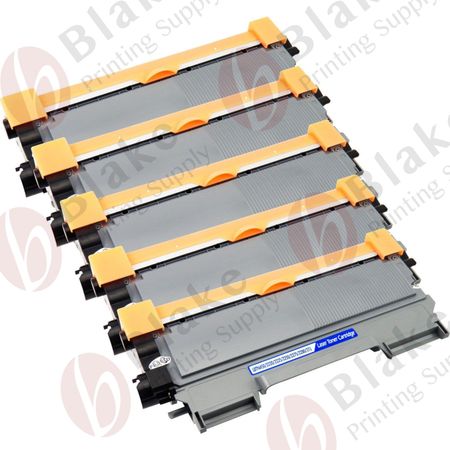 5 Pack Compatible Brother TN450 Black High-Yield Toner Cartridges (Replaces TN420)