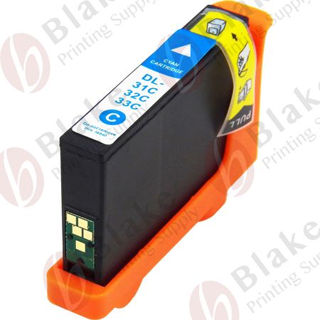 Compatible Dell Series 33/34 Cyan Extra High Yield Ink Cartridge (331-7378 / 8DNKH)