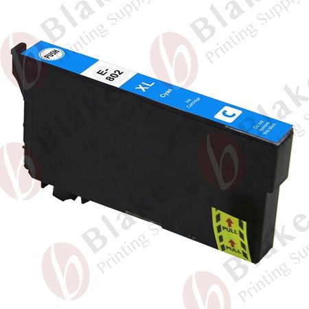 Compatible Epson 802XL Cyan High Yield Ink Cartridge (T802XL220)