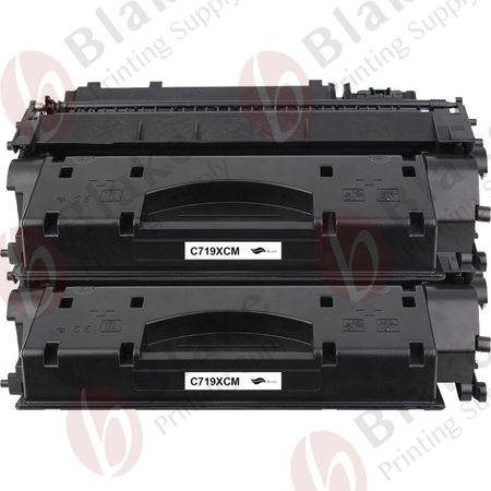 Set of 2 Compatible Canon 119 Black High Yield Toner Cartridges (3480B001AA)