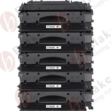 5 x Compatible Canon 119 II HY Black High-Yield Toner Cartridges (3480B001AA)