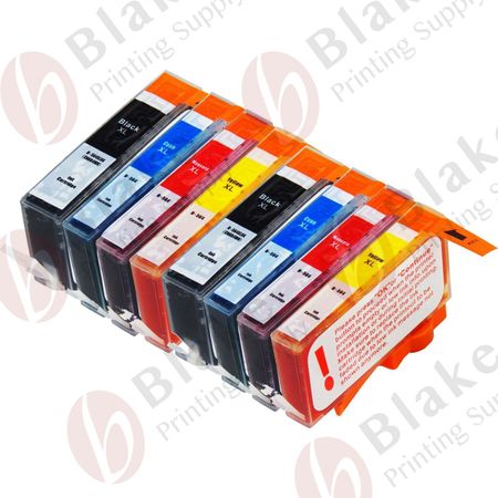 Set of 8 Compatible HP 564XL High Yield Ink Cartridges