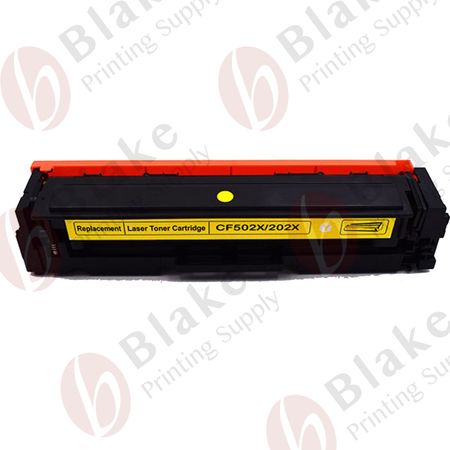 Compatible HP 202X Yellow High Yield Toner Cartridge (CF502X)