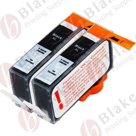 Set of 2 Compatible HP 564XL Black High Yield Ink Cartridges (CN684WN)