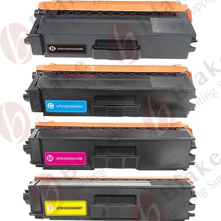 Set of 4 Compatible Brother TN-433 High Yield Toner Cartridges