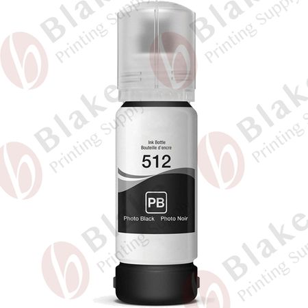 Compatible Epson T512 Photo Black Ink Bottle (T512120-S)