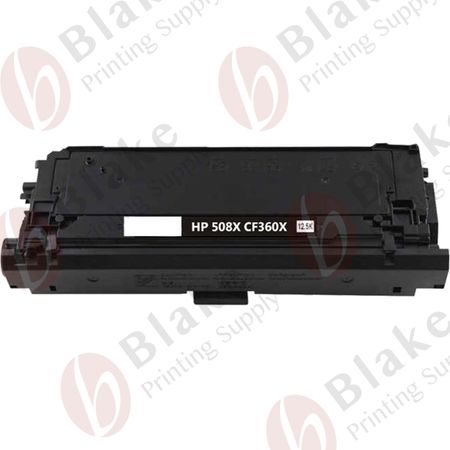 Compatible HP 508X Black High Yield Toner Cartridge (CF360X)