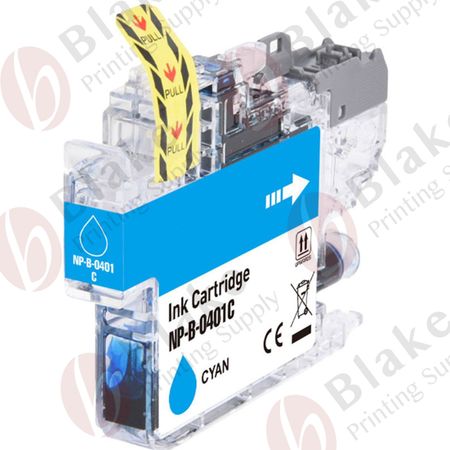 Compatible Brother LC401 XL Cyan High Yield Ink Cartridge