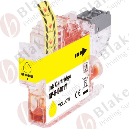 Compatible Brother LC401 XL Yellow High Yield Ink Cartridge