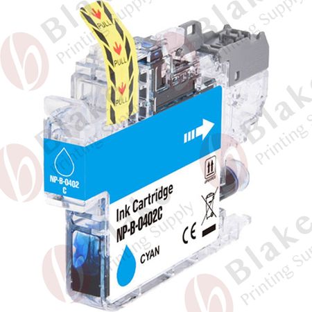 Compatible Brother LC402 XL Cyan High Yield Ink Cartridge