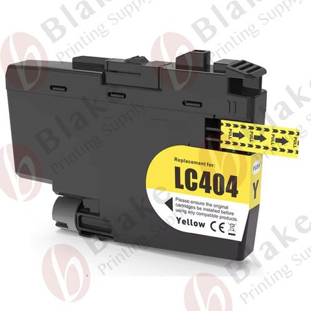 Compatible Brother LC404 XL Yellow High Yield Ink Cartridge