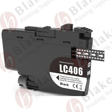 Compatible Brother LC406 XL Black High Yield Ink Cartridge