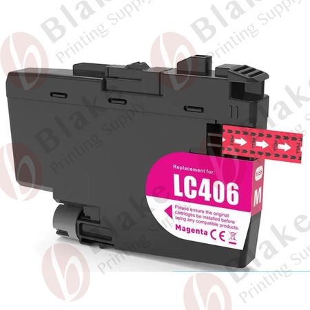 Compatible Brother LC406 XL Magenta High Yield Ink Cartridge