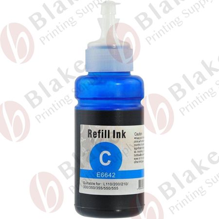 Compatible Epson 664 Cyan Ink Bottle (T664220)