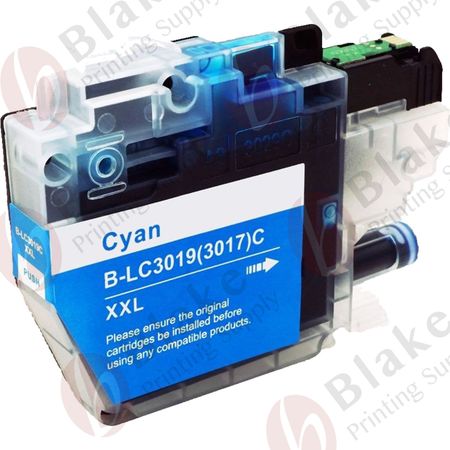 Compatible Brother LC-3019C Cyan Extra High Yield Ink Cartridge