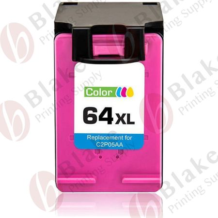 Compatible HP 64XL Tri-Color High Yield Ink Cartridge (N9J91AN)