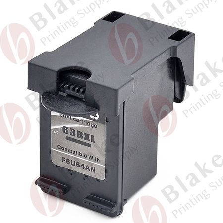 Compatible HP 63XL Black High Yield Ink Cartridge (F6U64AN)