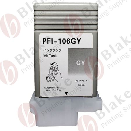 Compatible Canon PFI-106GY Gray Ink Cartridge