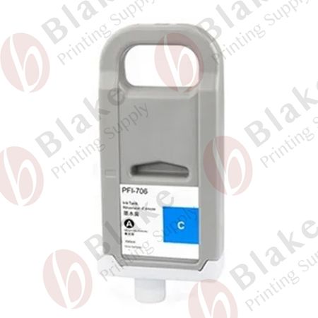 Compatible Canon PFI-706C Cyan Ink Cartridge