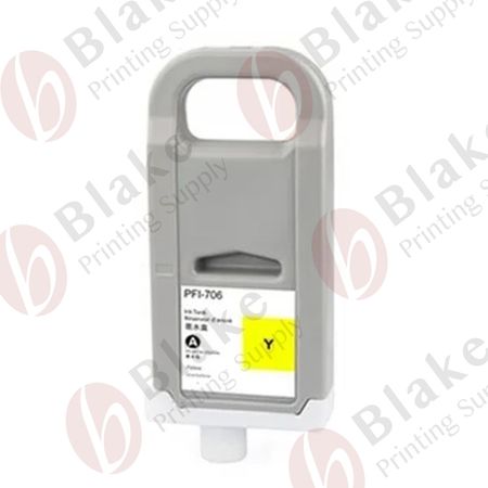 Compatible Canon PFI-706Y Yellow Ink Cartridge