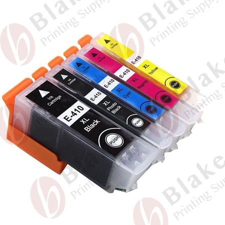 Set of 5 Compatible Epson 410XL High Yield Ink Cartridges