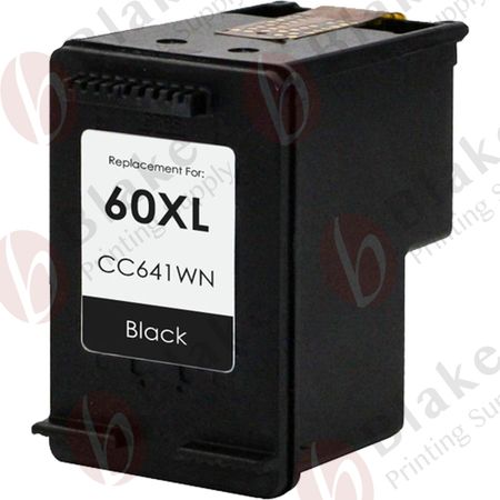 Compatible HP 60XL Black High Yield Ink Cartridge (CC641WN)