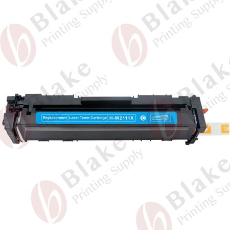 Compatible HP 206X Cyan High Yield Laser Toner Cartridge (W2111X)