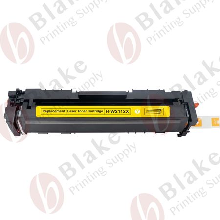 Compatible HP 206X Yellow High Yield Laser Toner Cartridge (W2112X)