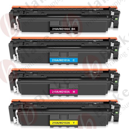 Set of 4 Compatible Brother 210A Laser Toner