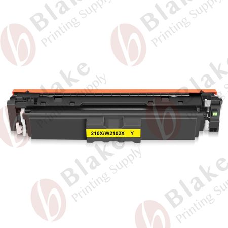 Compatible HP 210X Yellow High Yield Laser Toner Cartridge (W2102X)