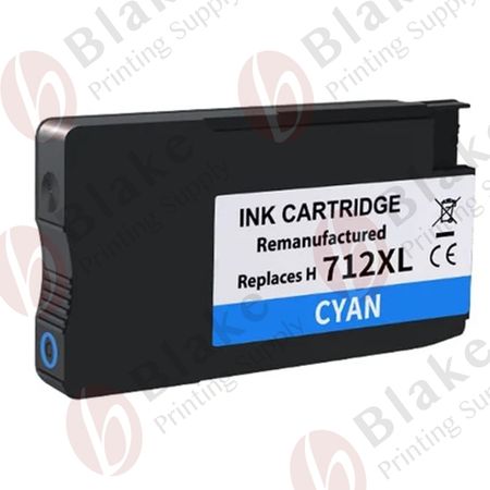 Compatible HP 712 Cyan High Yield Ink Cartridge (3ED67A)