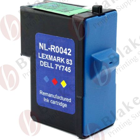 Remanufactured Dell Series 2 Color Ink Cartridge (7Y745 / X0504)