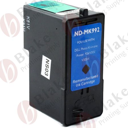 Compatible Dell Series 9 Black High Yield Ink Cartridge (MK992 / MW175)