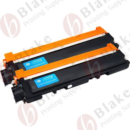 Set of 2 Compatible Brother TN-210C Cyan Toner Cartridges