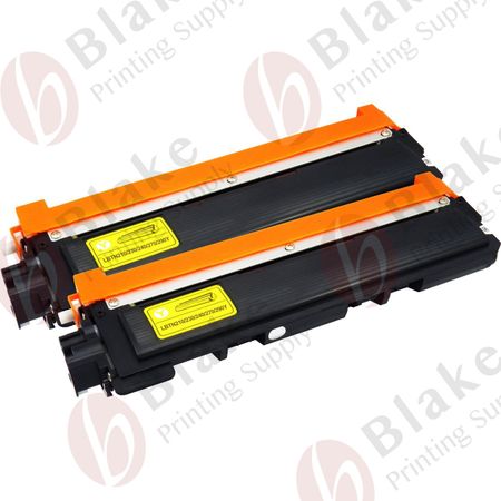 Set of 2 Compatible Brother TN-210Y Yellow Toner Cartridges