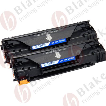 Compatible Canon 137 Black Toner Cartridges 2-Pack (9435B001AA)