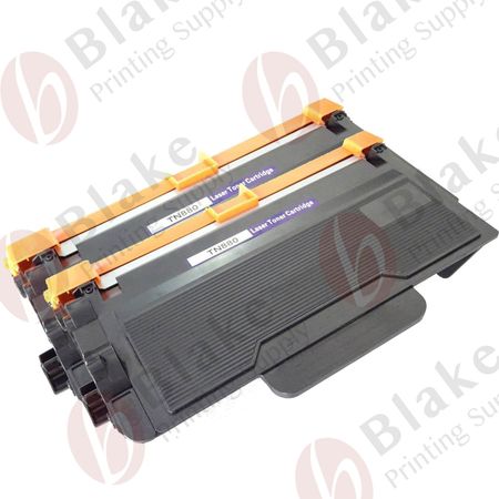 2 Pack Compatible Brother TN880 Black Super High-Yield Toner Cartridge