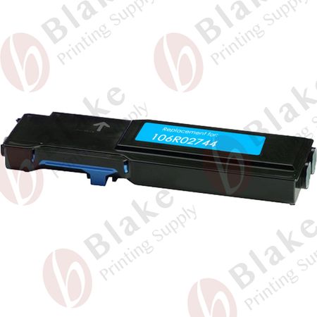 Compatible Xerox 106R02744 Cyan High Yield Toner Cartridge