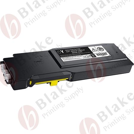 Compatible Dell S3840cdn / S3845cdn 593-BCBD Yellow Extra High Yield Toner Cartridge (XMHGR)